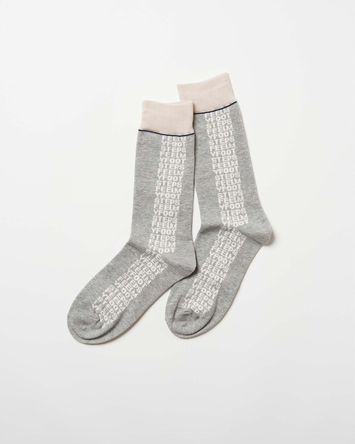 LETTER-pattern socks