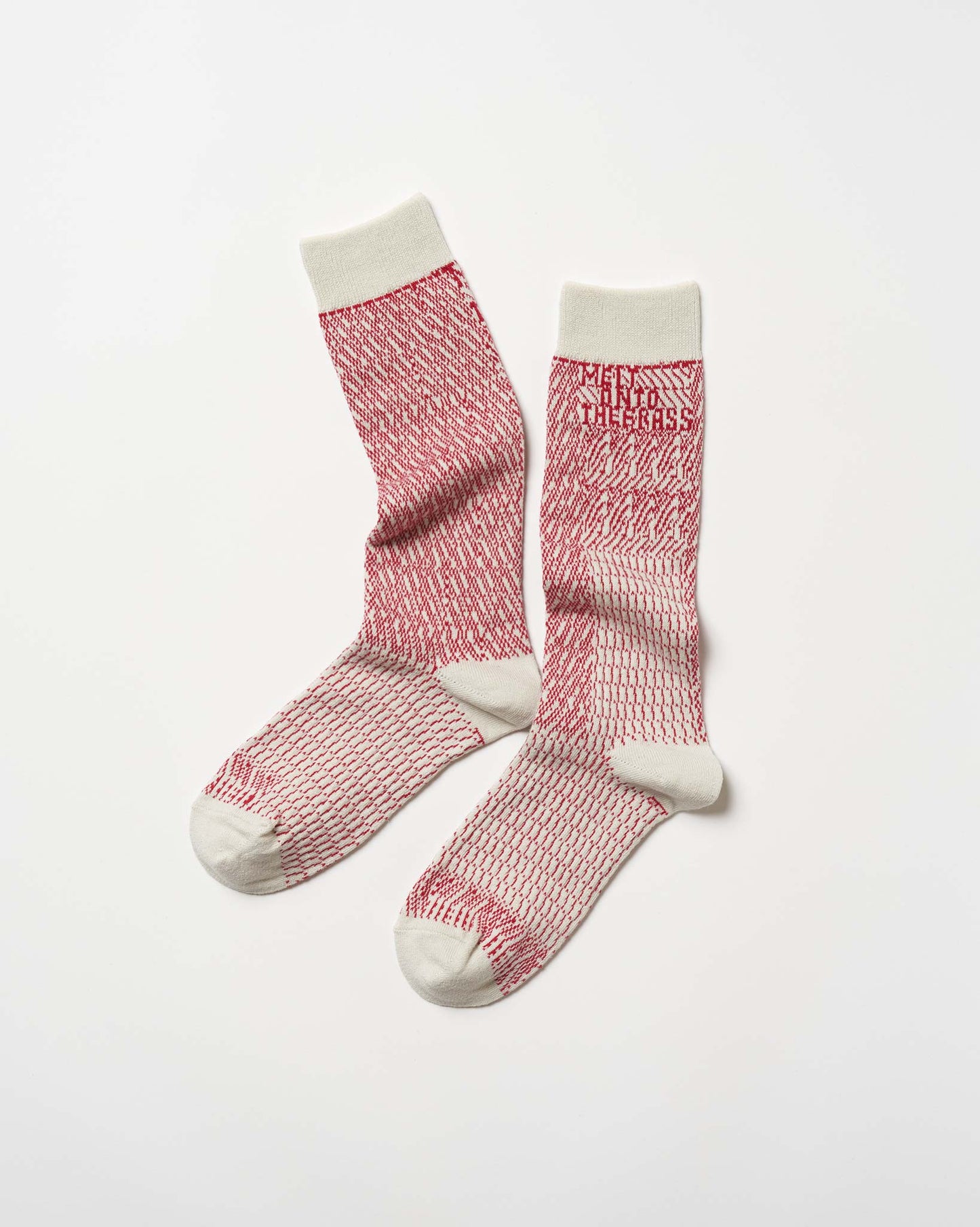 COLD GRASS-crew socks