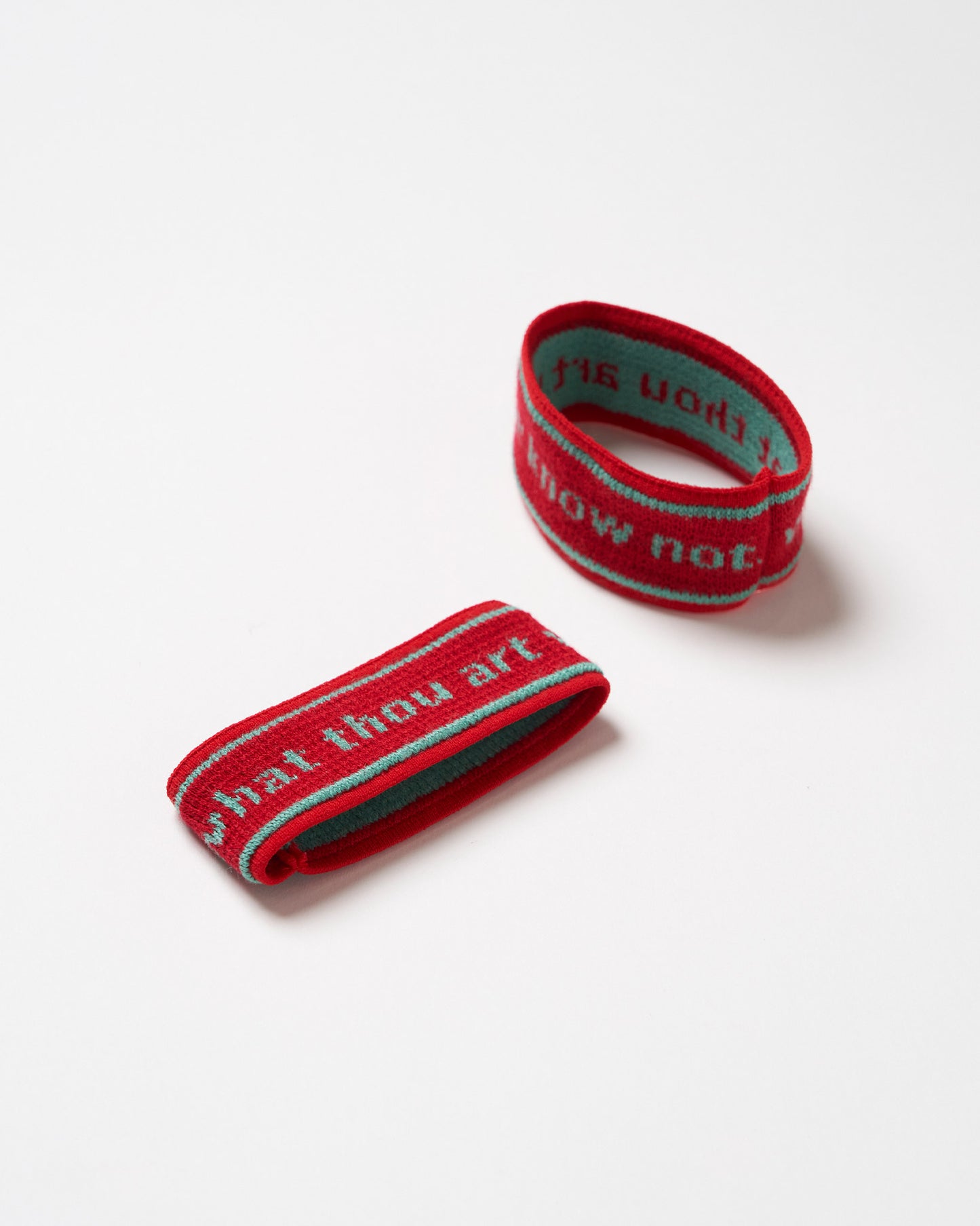 foot bands-what thou art we know not.