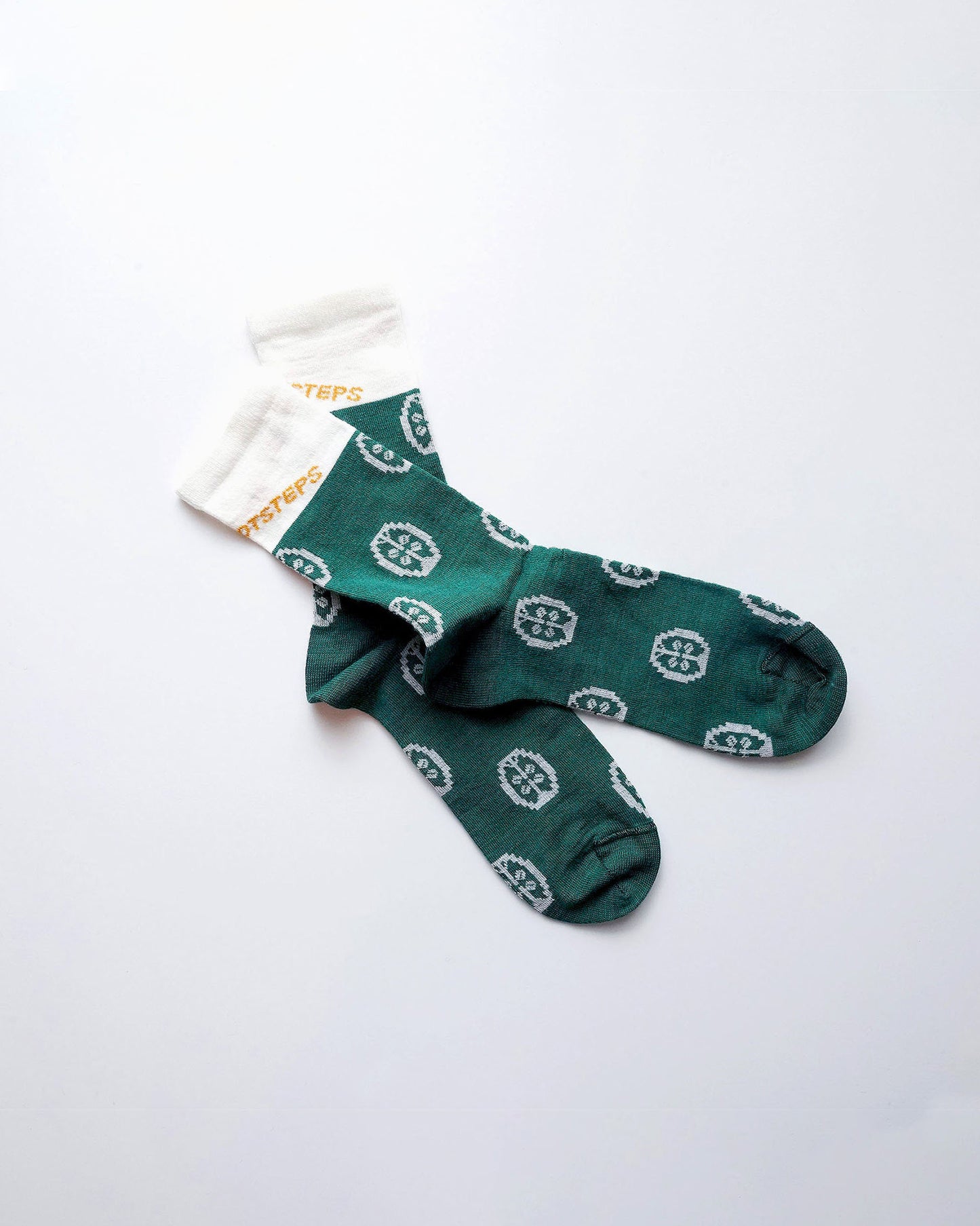 CLOVER2-merino wool crew socks