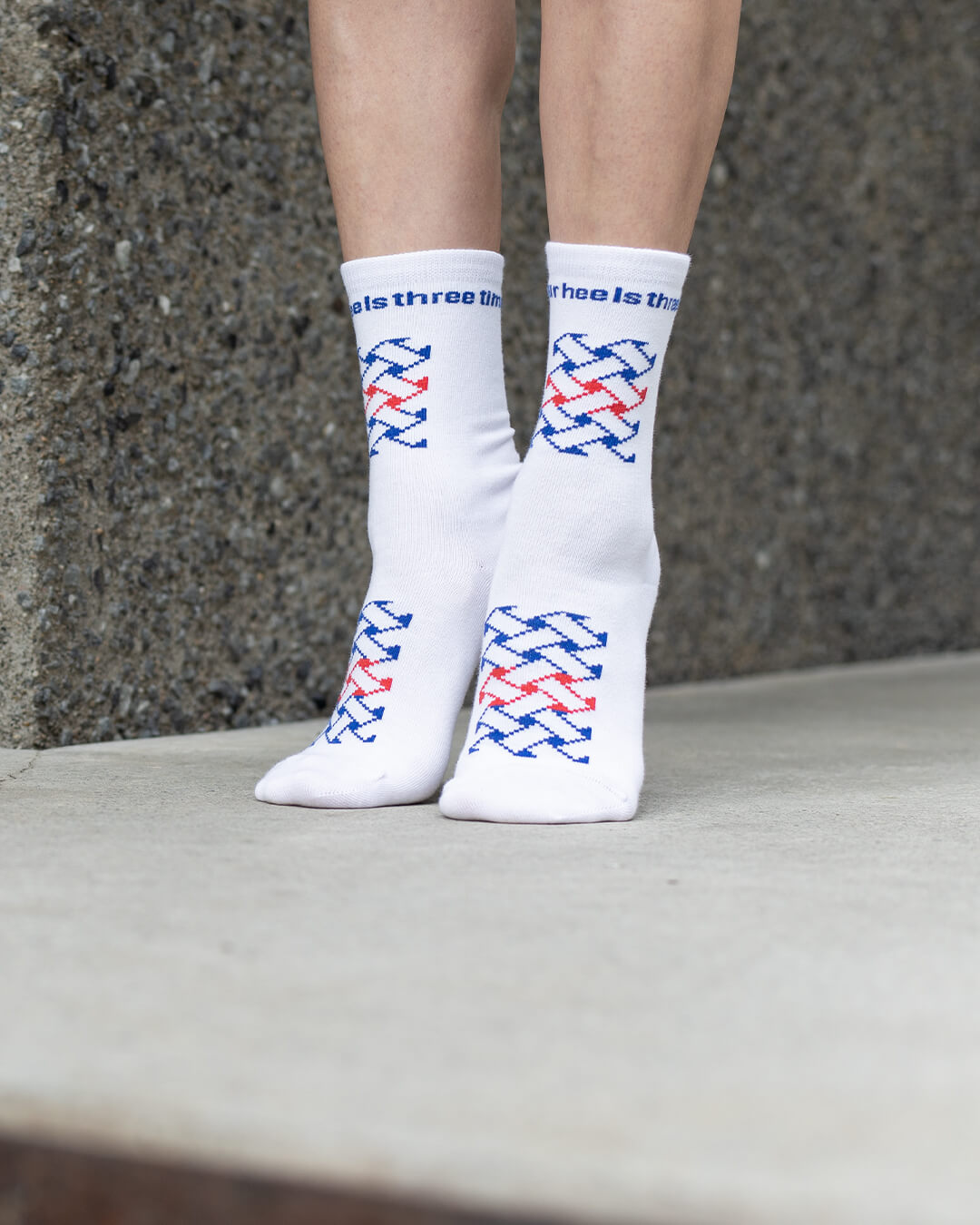 WEAVE-cotton crew socks