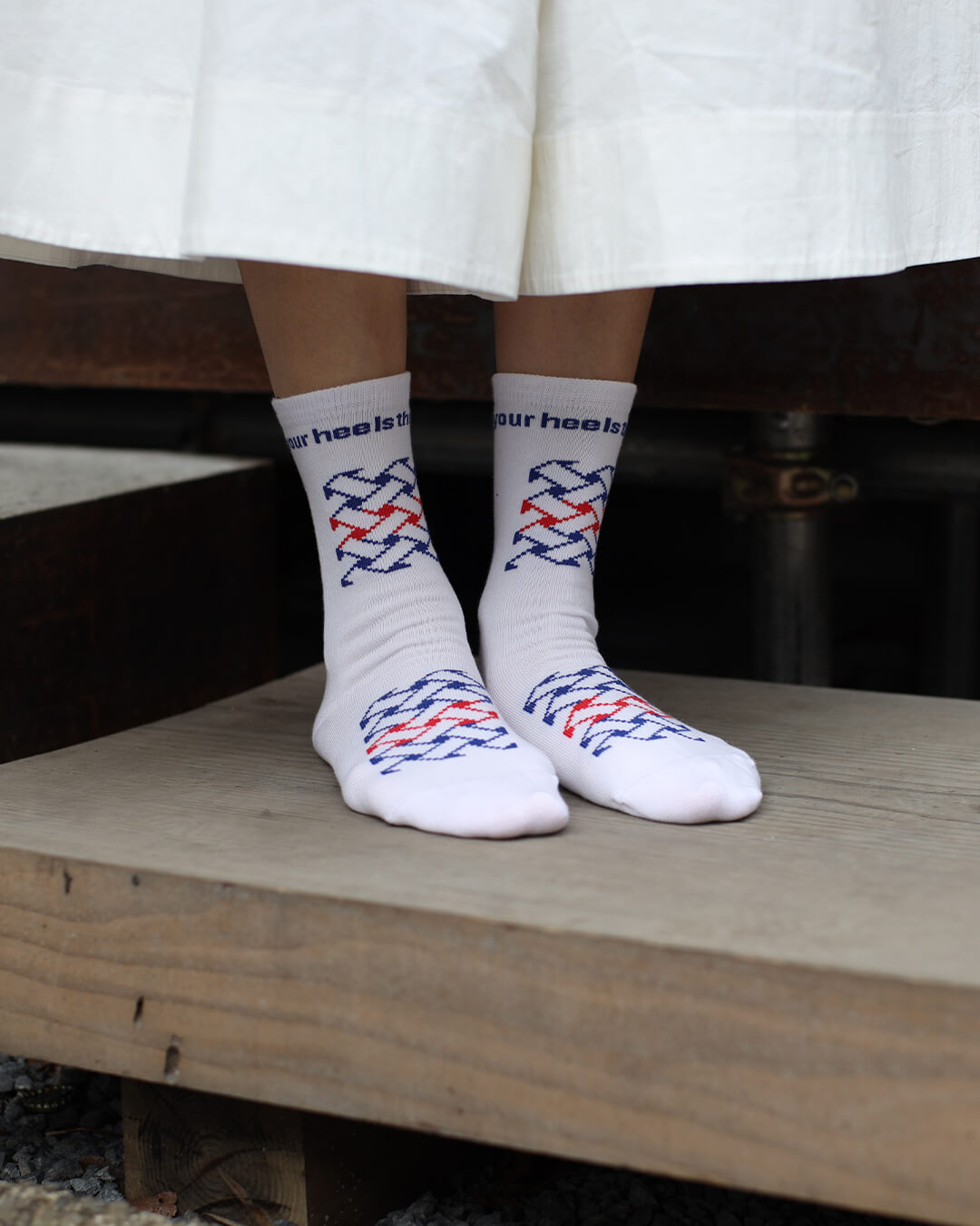 WEAVE-cotton crew socks