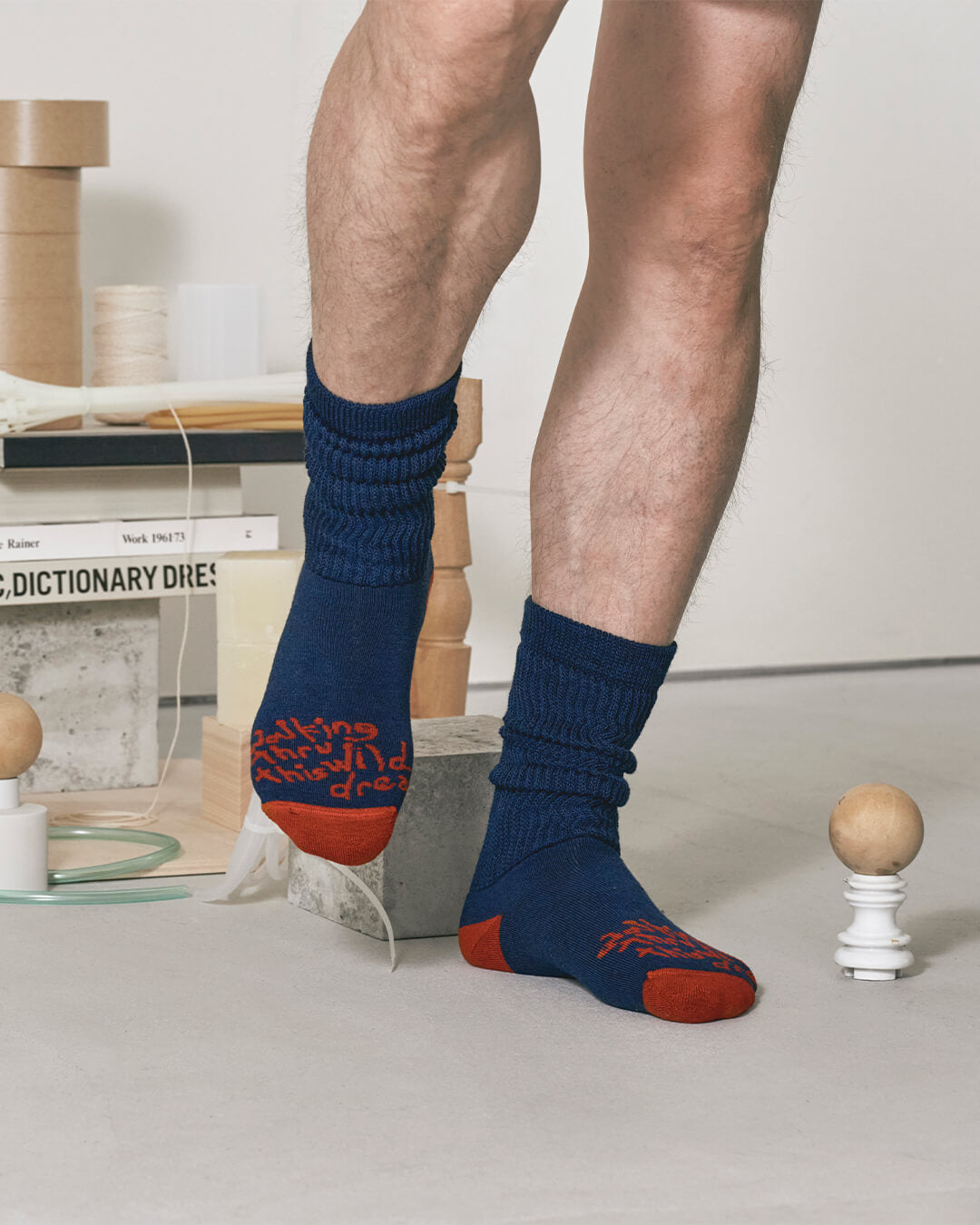 GRAFITTI-wool loose socks