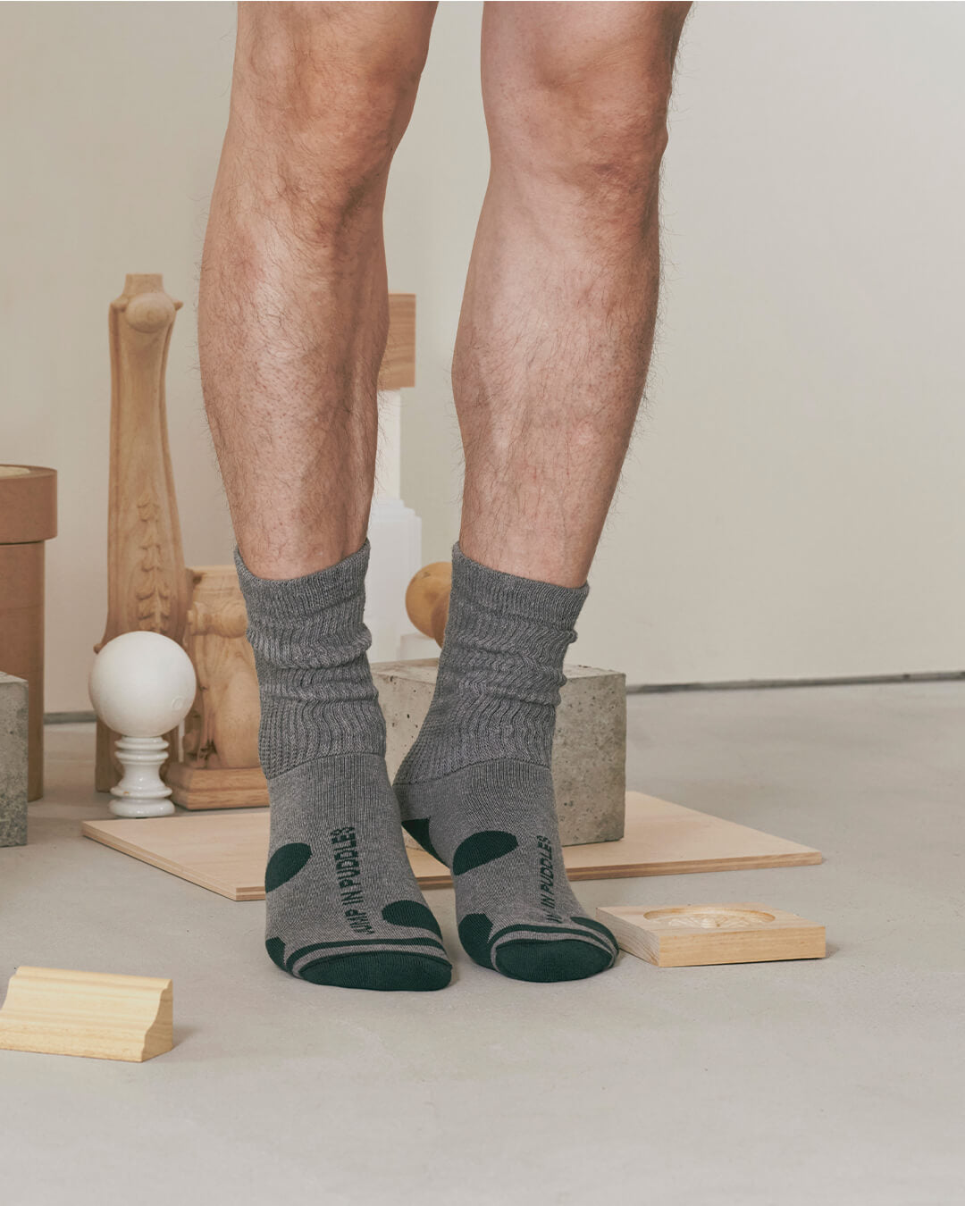 JUMP IN PUDDLES-cotton loose socks