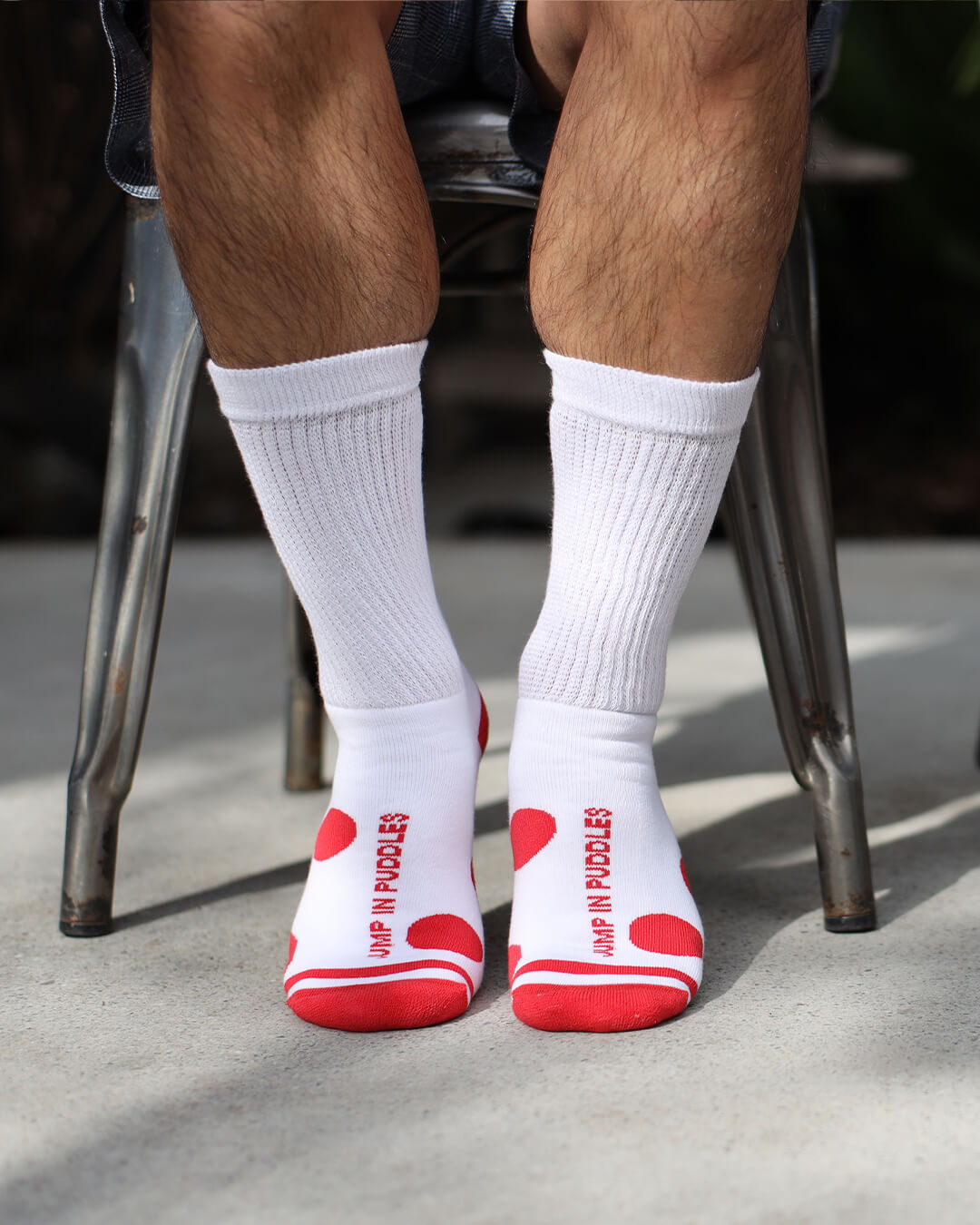 JUMP IN PUDDLES-cotton loose socks