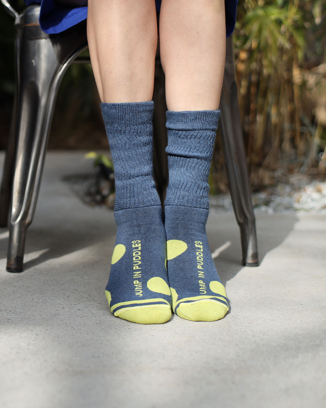 JUMP IN PUDDLES-cotton loose socks