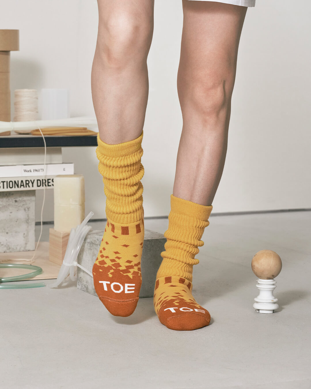 SNOW-wool loose socks