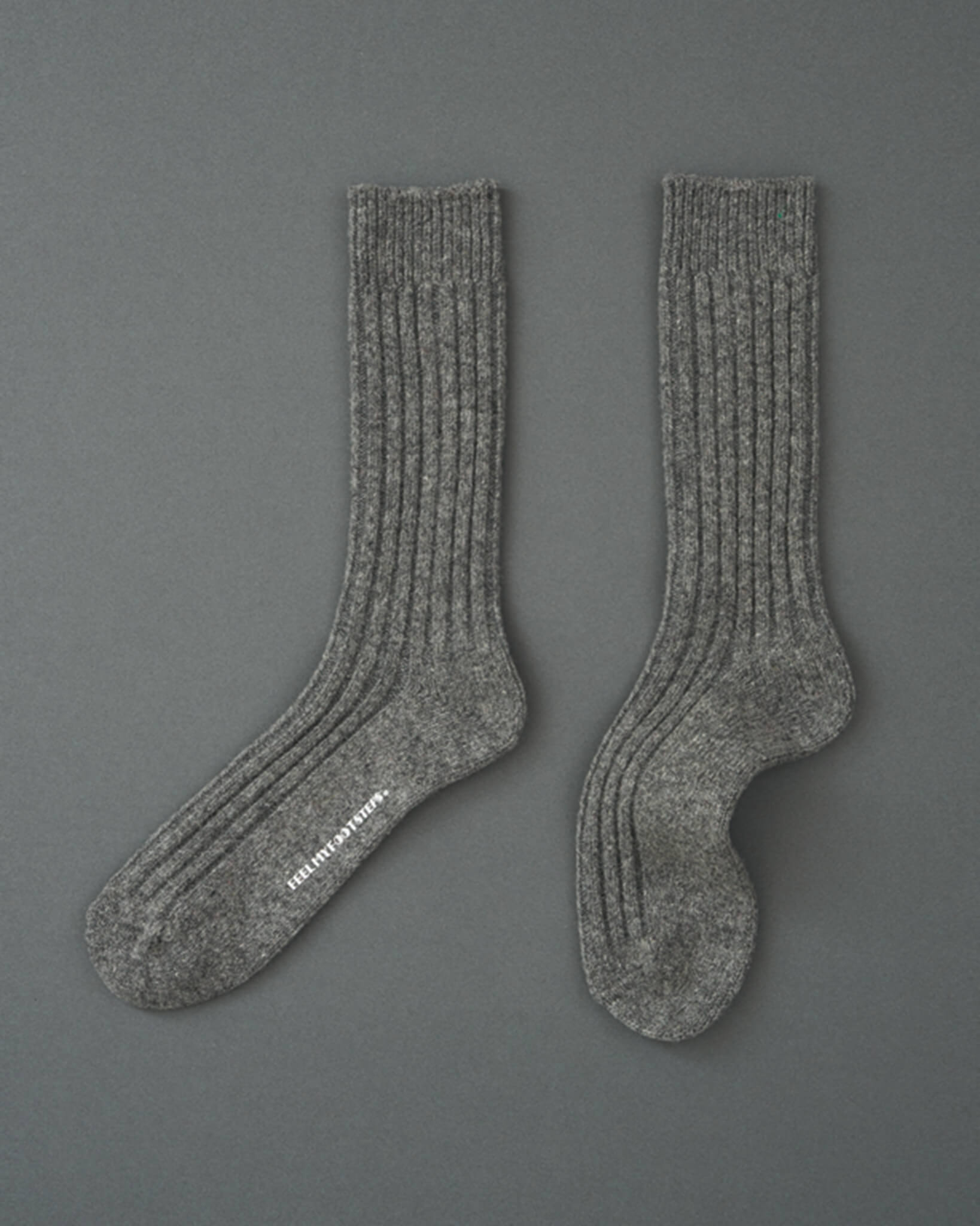 BASIC RIBBED-double cylinder socks