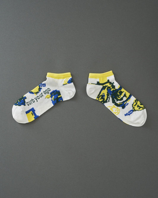 LATTICE-cotton short socks