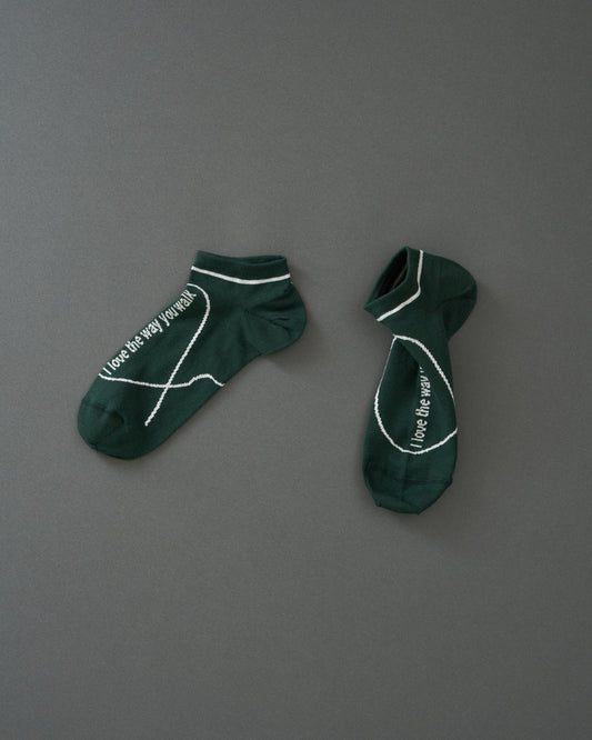 LOVE THE WAY YOU WALK-cotton short socks
