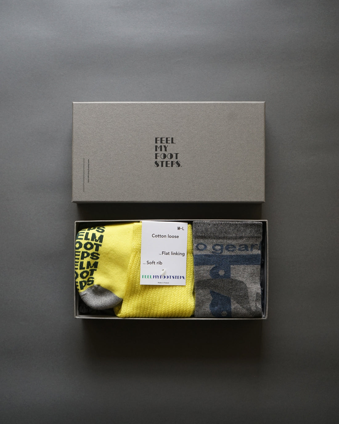 《ネコポス対象外》FEEL SPECIAL SET(M-L)-2socks-