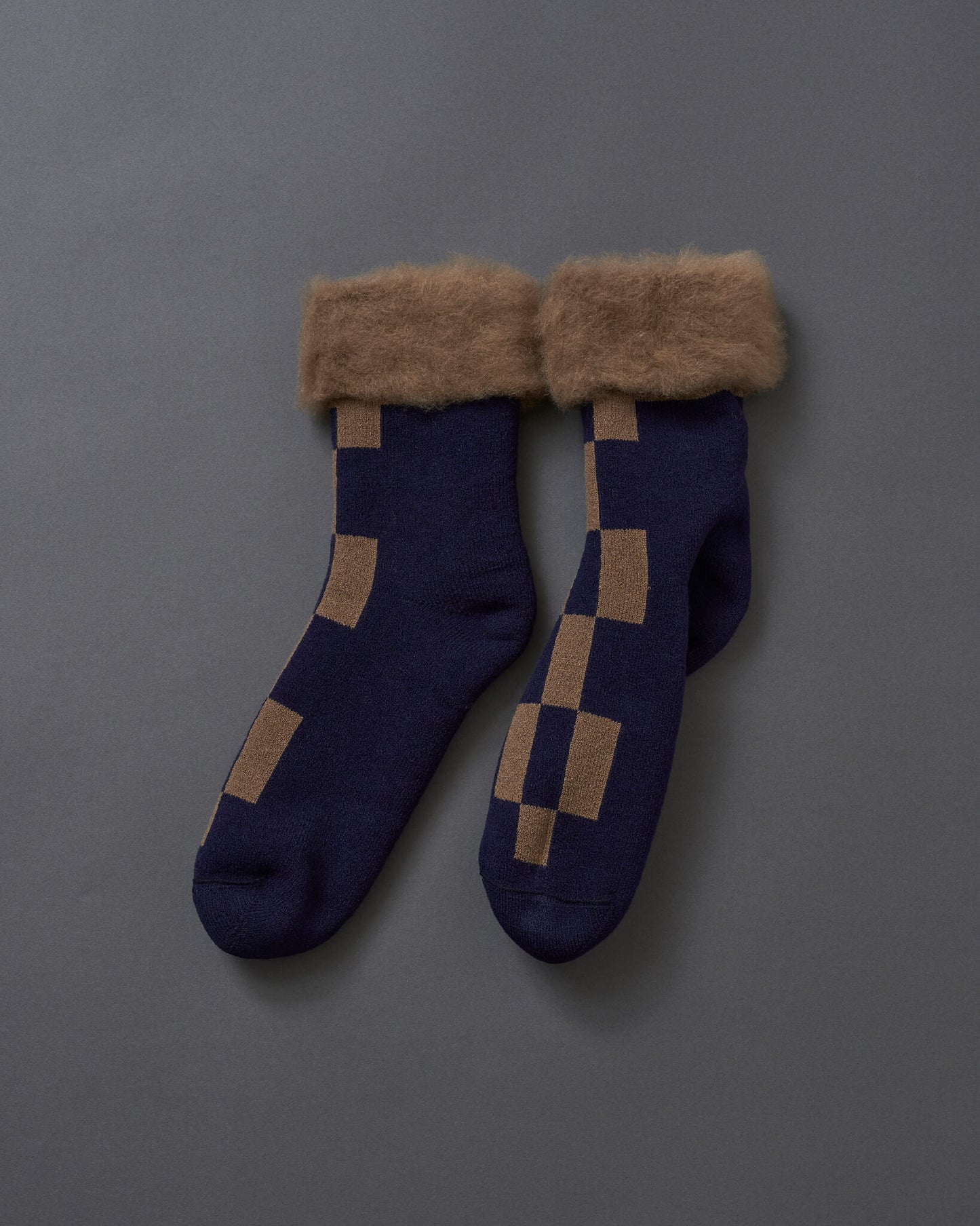 Gift Box｜LATTICE〈navy〉＆ FOREST〈mustard〉（2 Pairs / S-M）