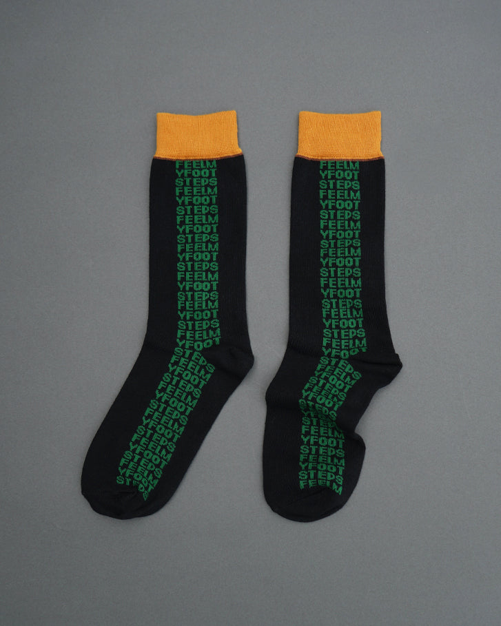 LETTER-pattern socks