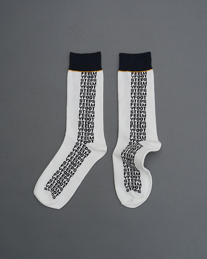 LETTER-pattern socks