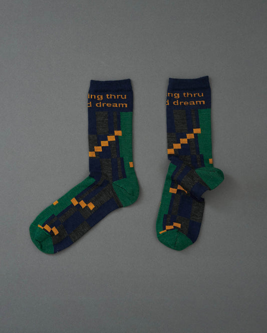 FOREST-pattern socks