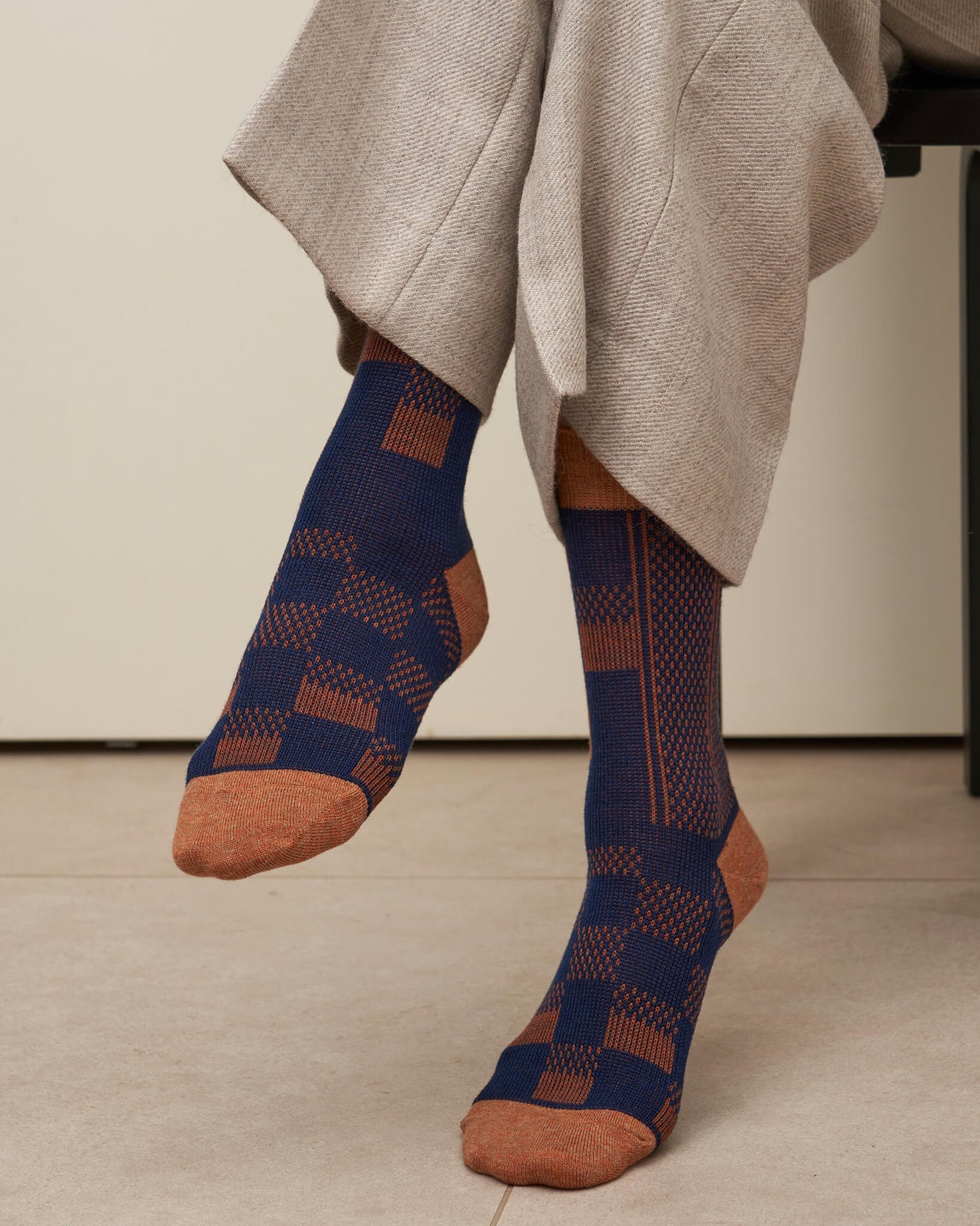 BISHOP-pattern socks