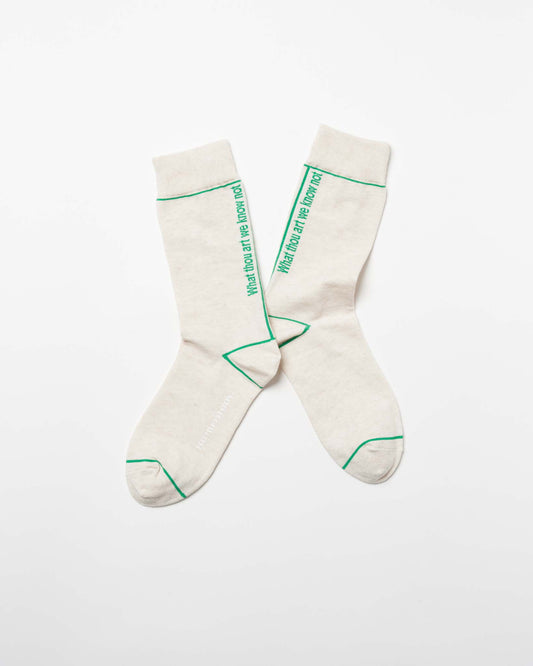 WE KNOW NOT-crew socks