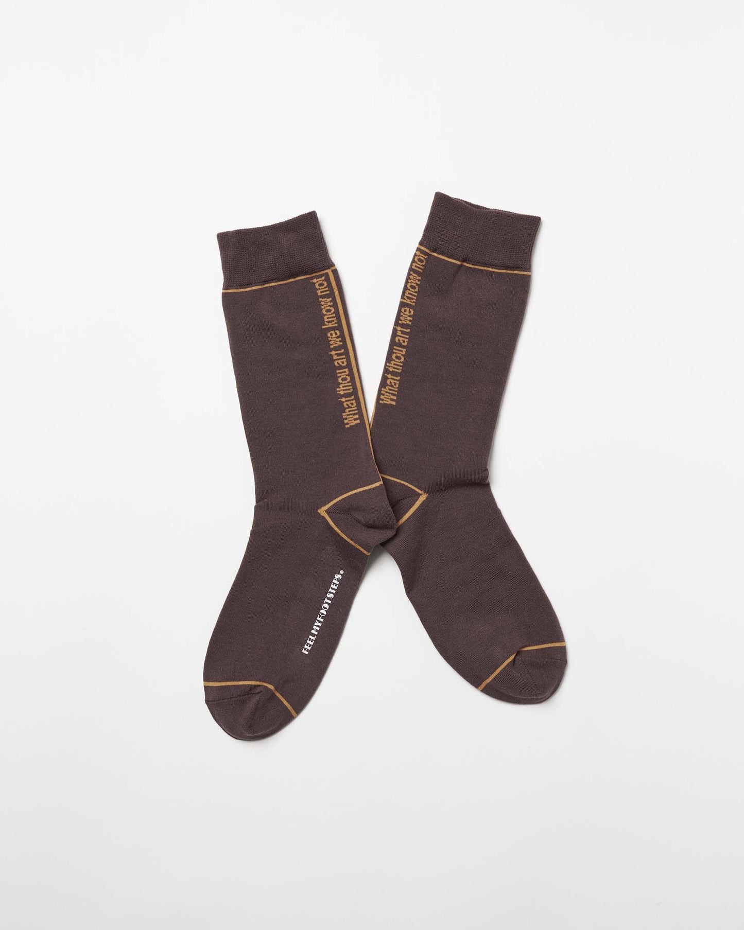 WE KNOW NOT-crew socks