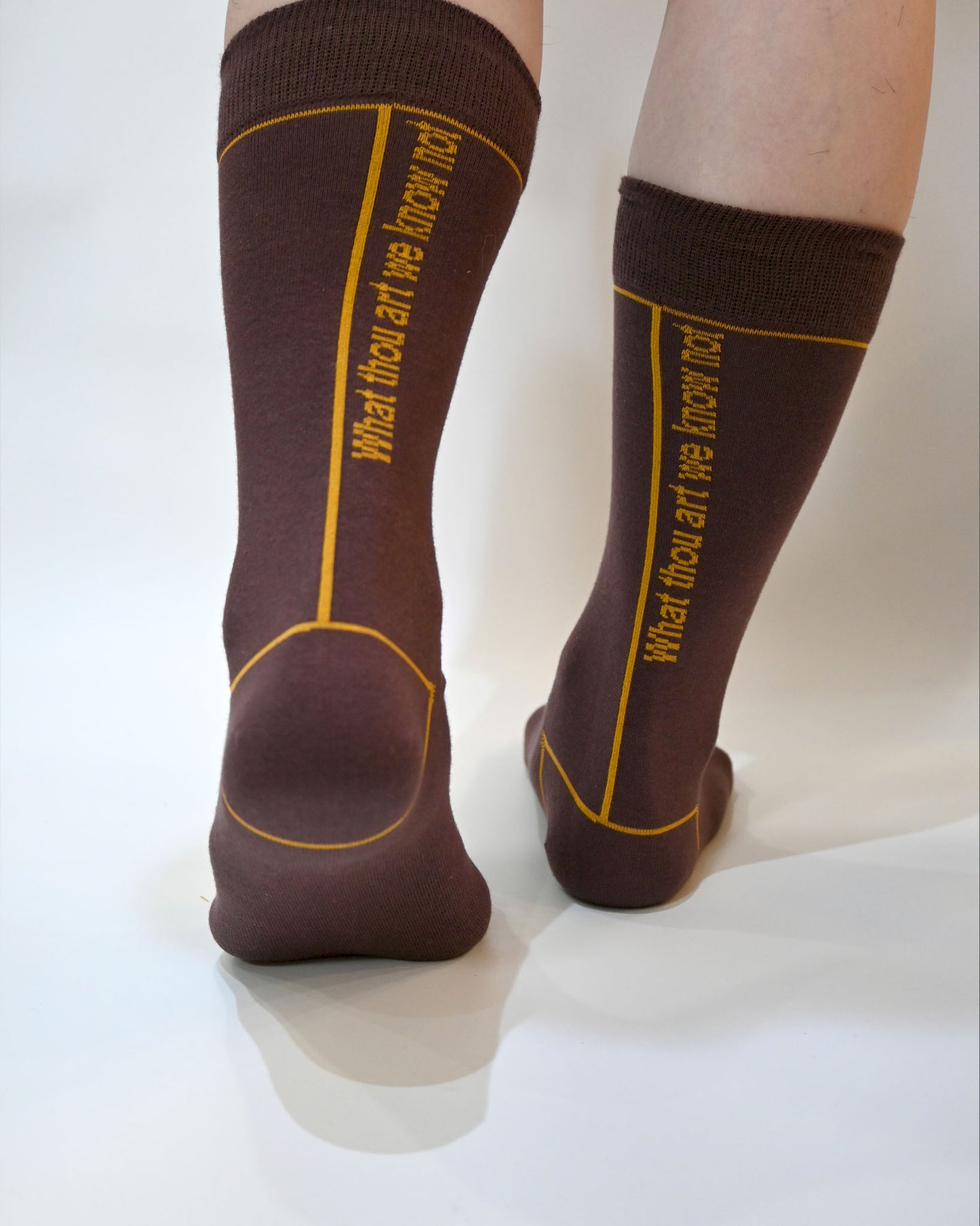 WE KNOW NOT-crew socks