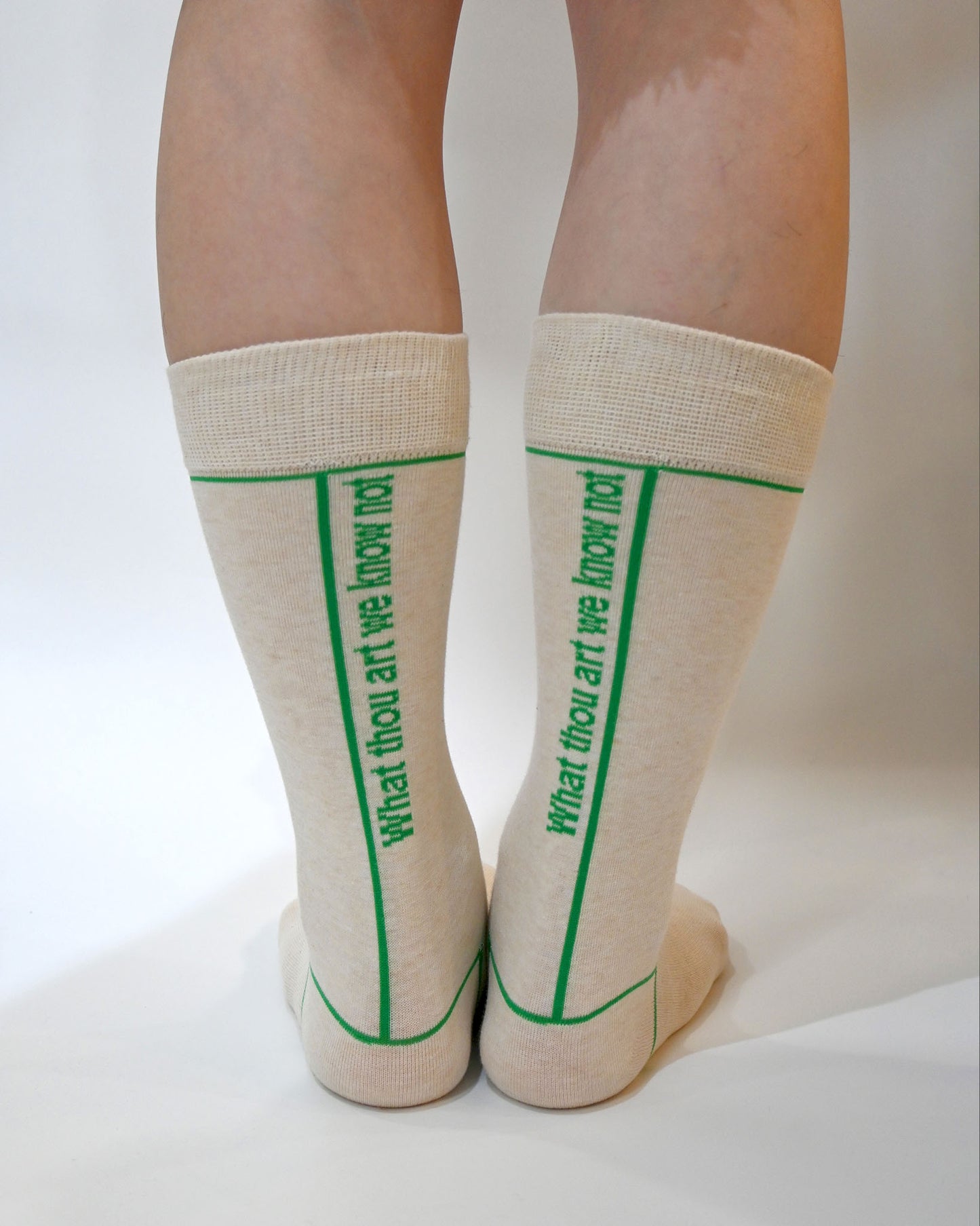 WE KNOW NOT-crew socks