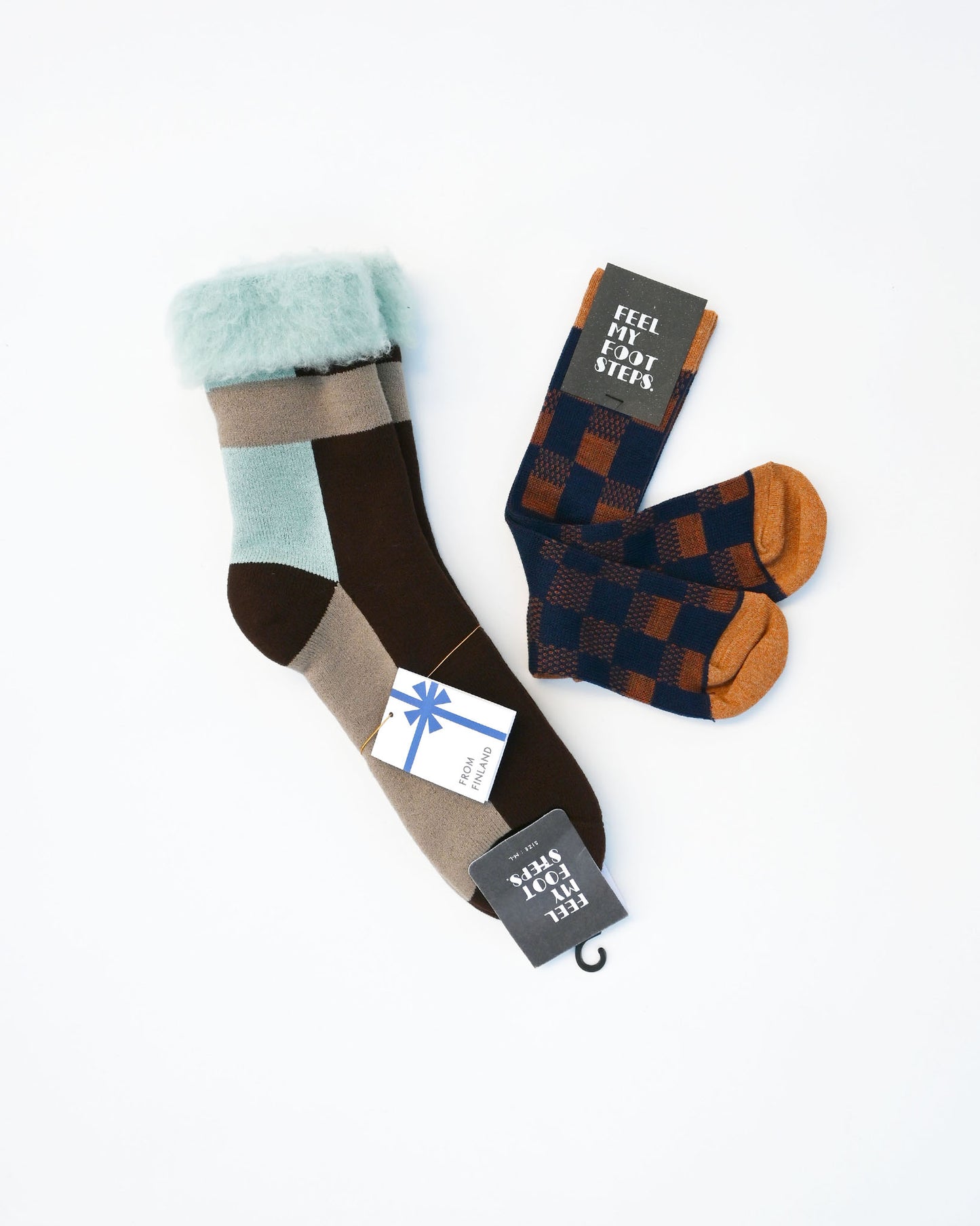 Gift Box｜TOUN-M〈brown〉＆BISHOP〈navy〉（2 Pairs / M-L）