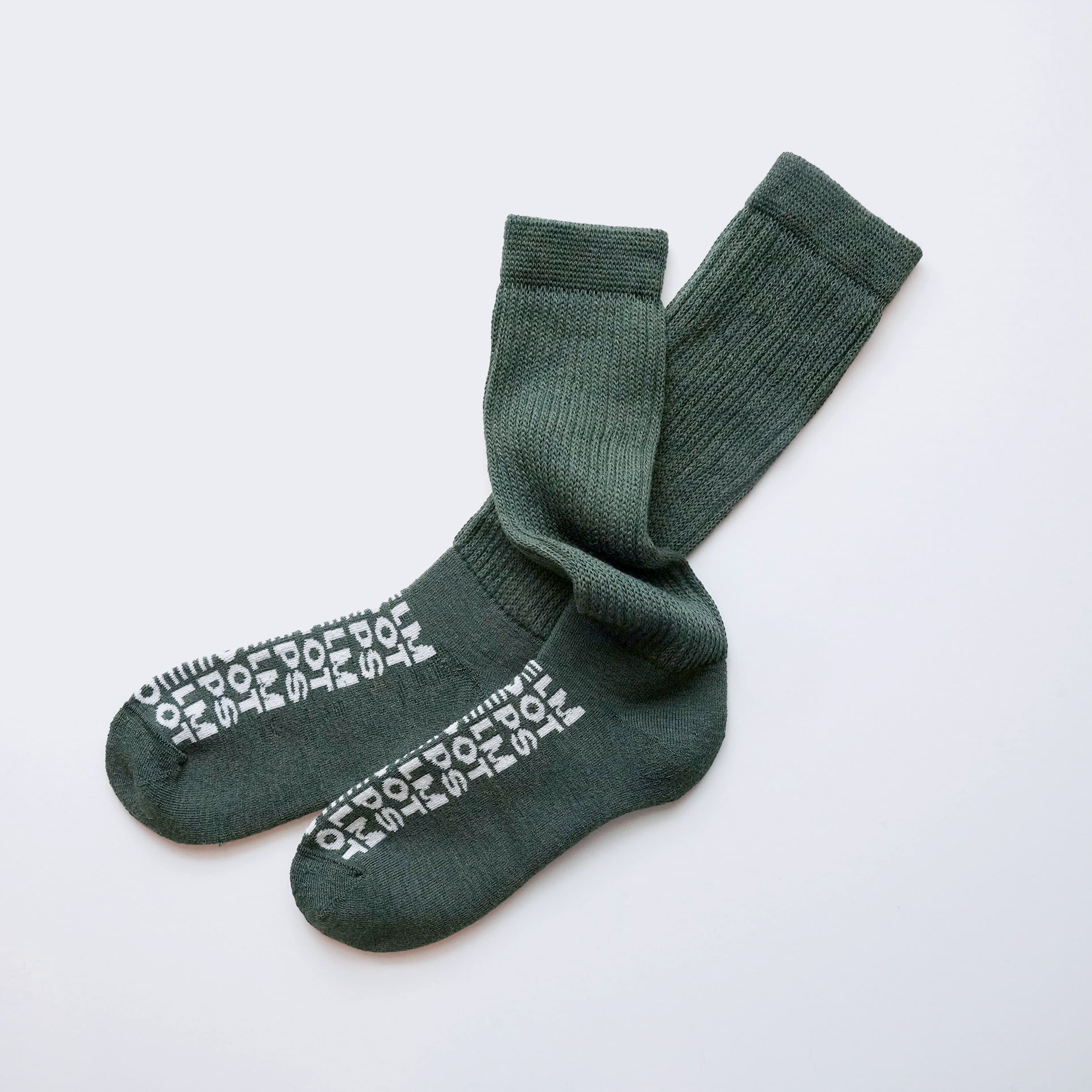 LETTER-merino wool loose socks