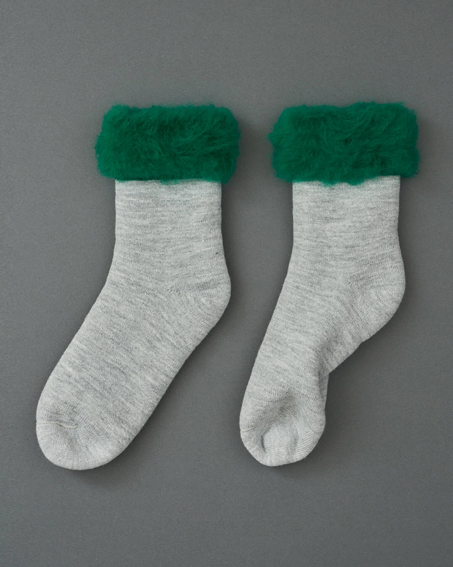 SIMPLE-fluffy socks-light light grey