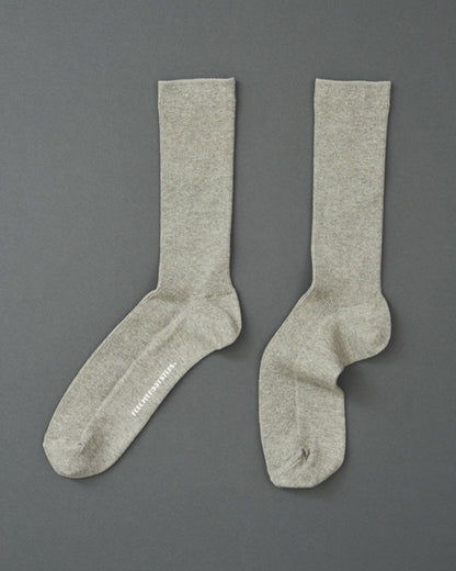 SMOOTHIE-double cylinder socks-mel. light grey