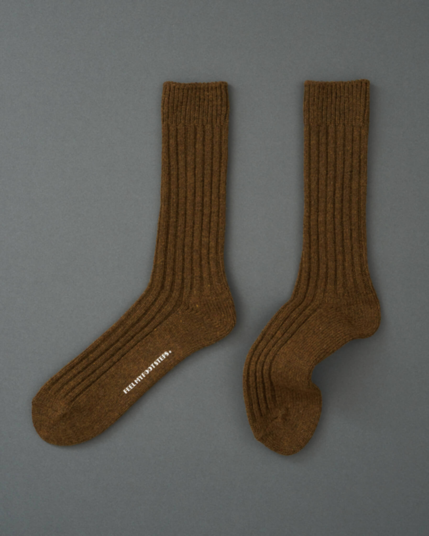 BASIC RIBBED-double cylinder socks