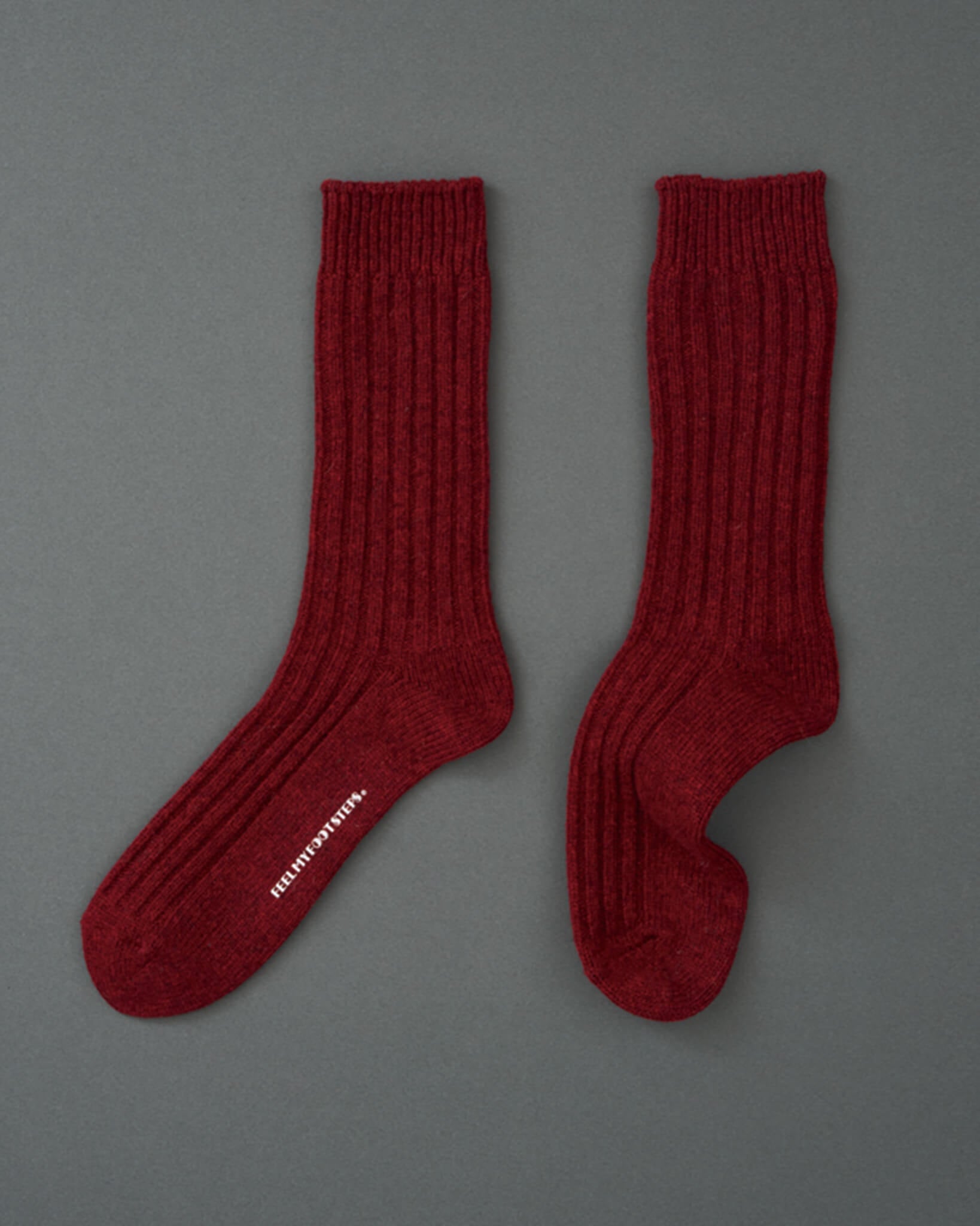 BASIC RIBBED-double cylinder socks