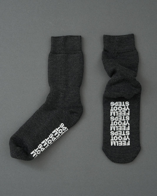 SOLID-merino wool climbing socks-mel. grey