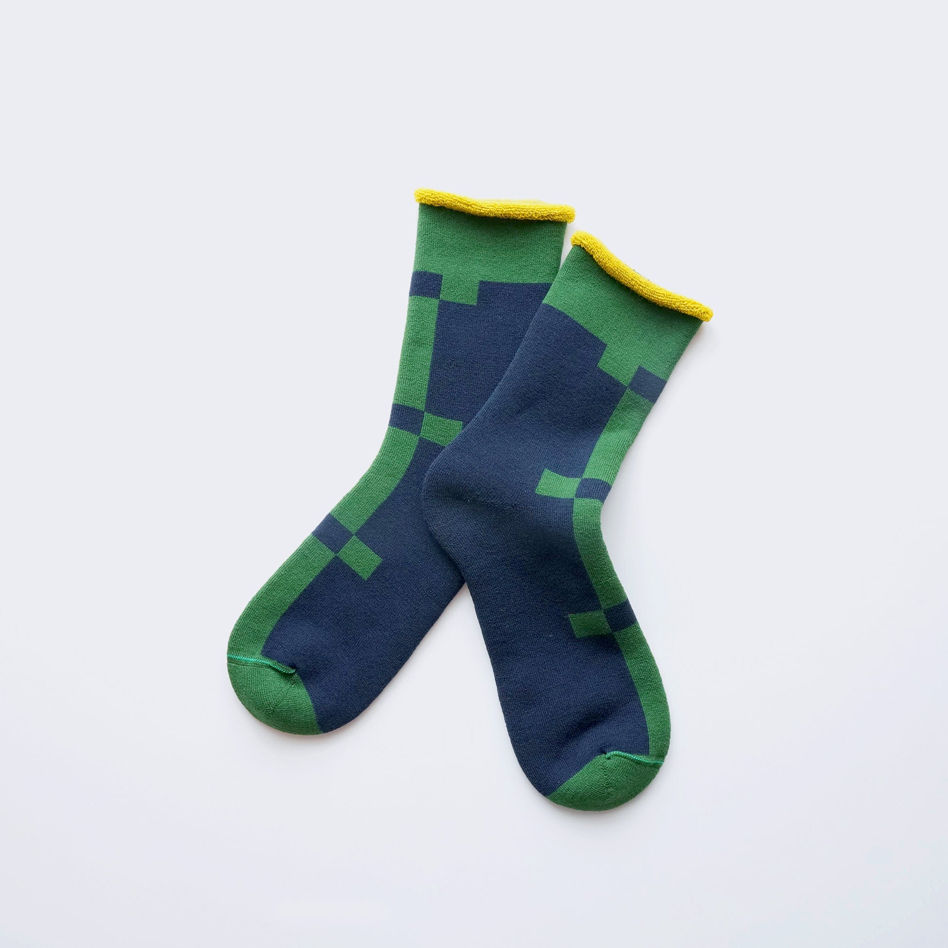 LATTICE-rich terry socks
