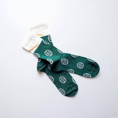 CLOVER2-merino wool crew socks